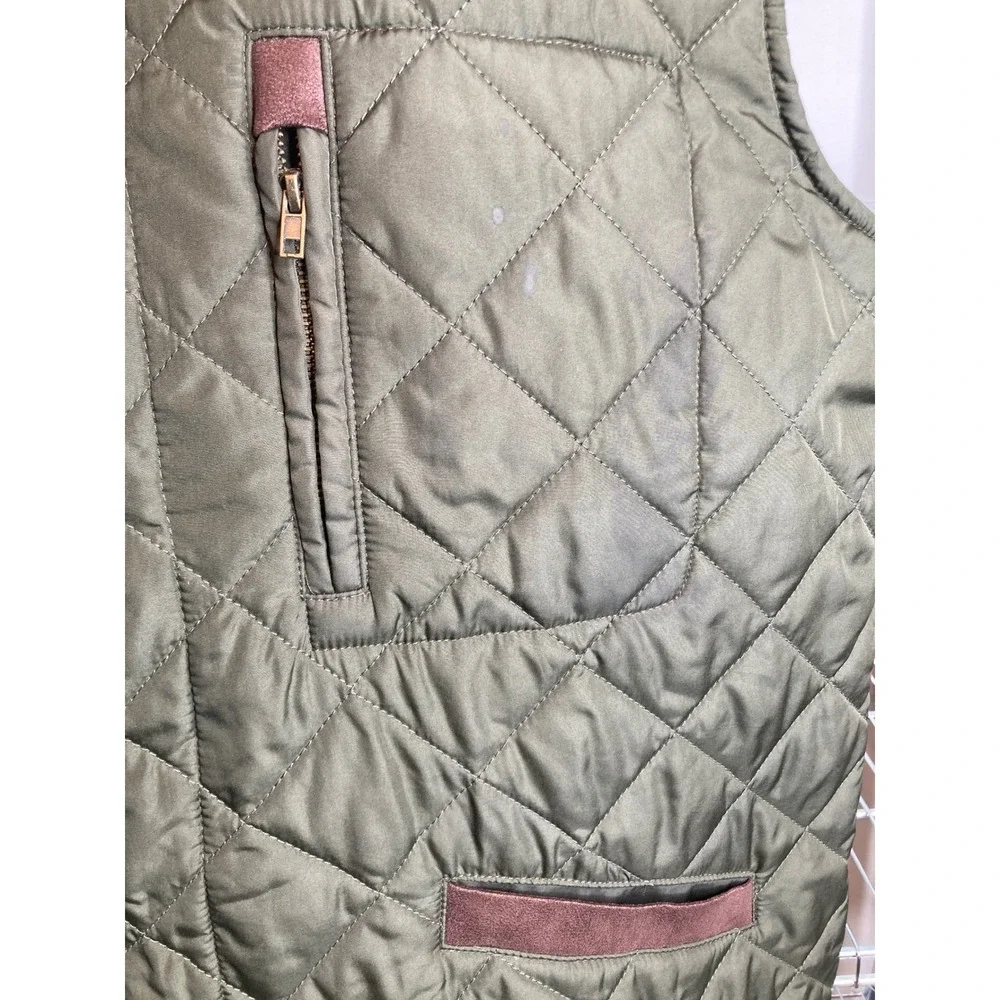 Wellington of Bilmore Men's Quilted Vest Size 52 XL Olive Green Old Money Gentry